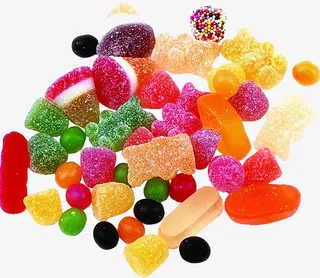 七彩糖果免抠
