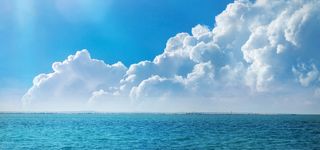 大海摄影风景蓝色旅游海报背景高清