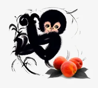猴子免抠