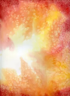 婚庆黄色水彩背景图高清