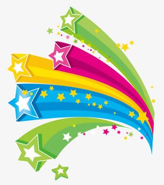 立体星星装饰素材免抠