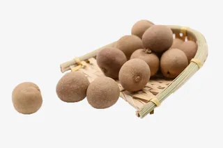 黄色干桂圆免抠