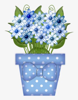 手绘鲜花绿植免抠