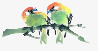 树上的喜鹊免抠