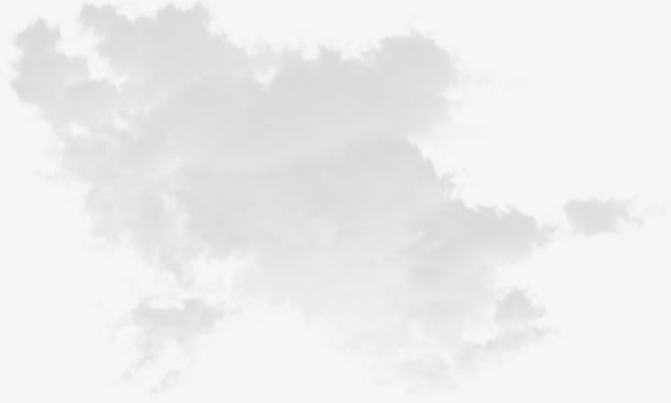 灰色云纹白云风光免抠