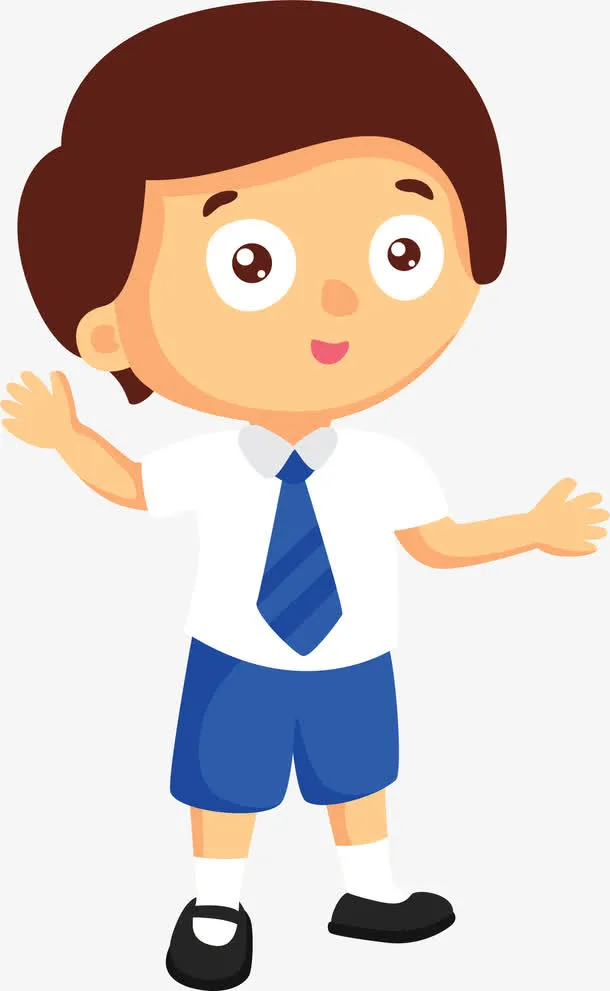 穿制服的小学生免抠