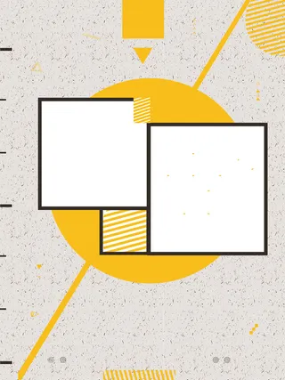时尚简约几何图形海报高清