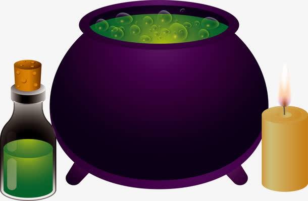 万圣节魔法药水免抠