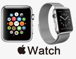 黑色苹果配套手表免抠