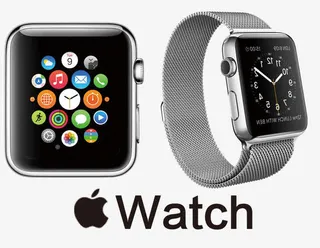 黑色苹果配套手表免抠