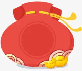 福袋样式红包封面设计免抠