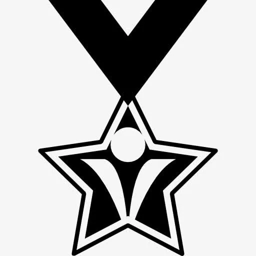星勋章挂带图标免抠