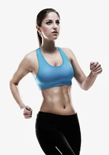 女生健身人像免抠