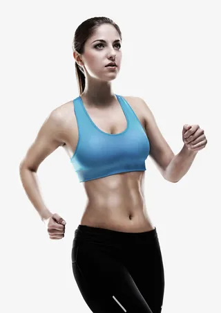 女生健身人像免抠