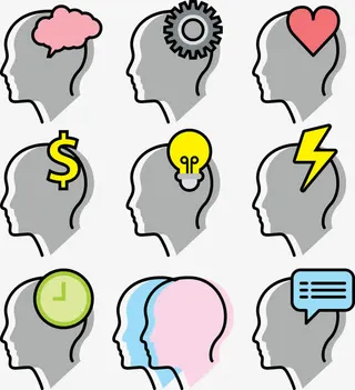 人的剪影社会爱心人士免抠