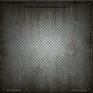 生锈的格子铁板元素免抠