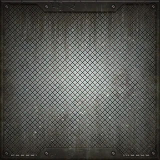 生锈的格子铁板元素免抠