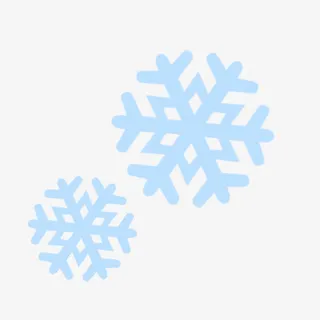 雪花，冰块，冬天，冬日免抠