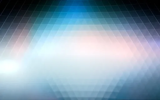 蓝色橙色光效不规则形状免抠