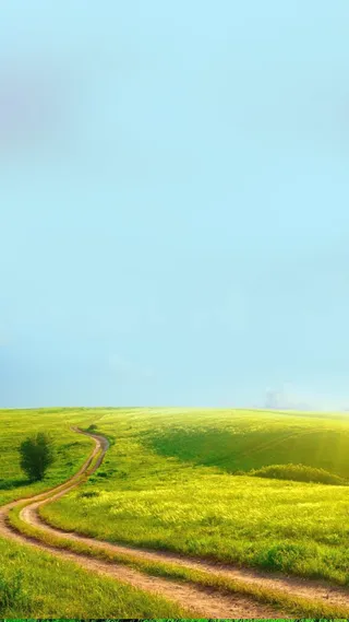 农场乡间小道H5背景高清