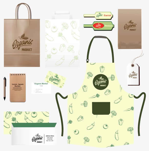 餐饮视觉系统设计免抠