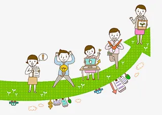 成绩往上升的公司免抠