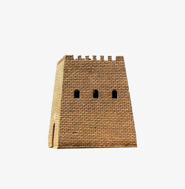 古代碉堡建筑免抠