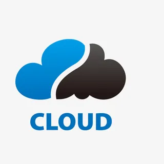 矢量卡通扁平化装饰科技云同步p免抠