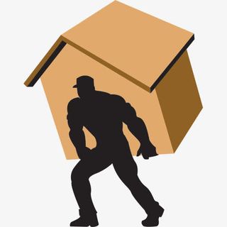 携带回家布朗3D推动者图标免抠