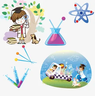 矢量图儿童教育免抠
