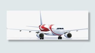 矢量卡通大型客机免抠