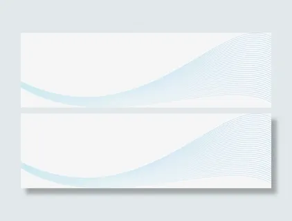 蓝色渐变曲线免抠