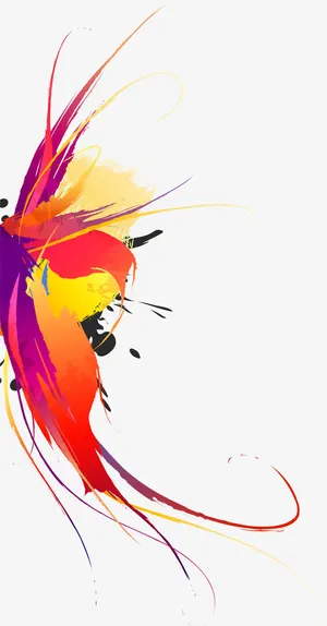 矢量潮流花纹免抠