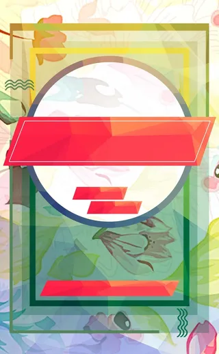 几何渐变春天上新促销海报背模板景素材高清