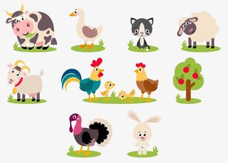 多姿多彩的小动物们免抠