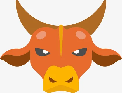 卡通牛头免抠