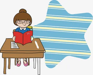 中国风边框读书免抠