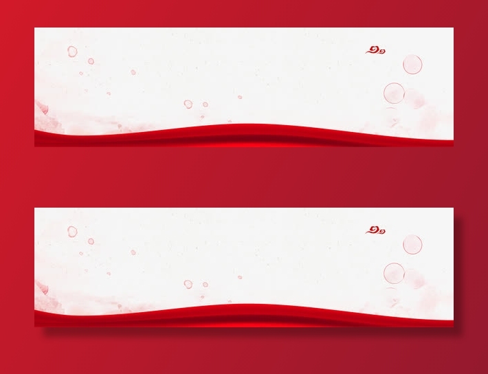 红色海报背景素材免抠