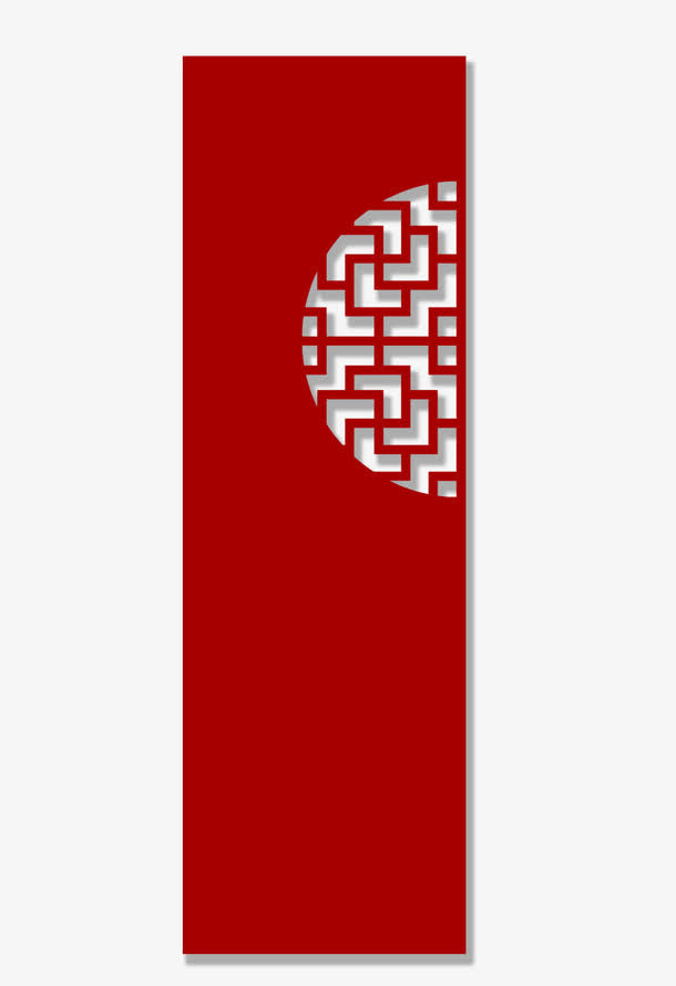 中国风屏风免抠