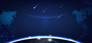 大气科技商务会议展板高清