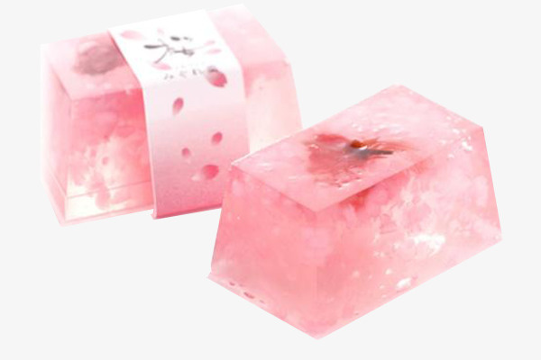 粉色晶莹果冻免抠