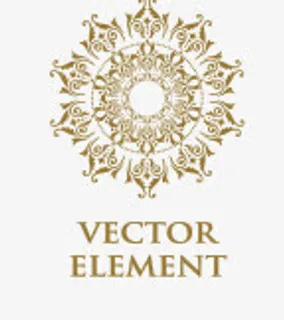 欧式花纹边框设计素材免抠
