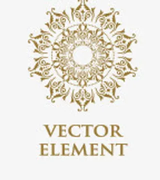 欧式花纹边框设计素材免抠