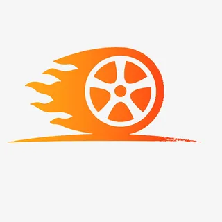 简约时尚的足球火焰PNG免抠