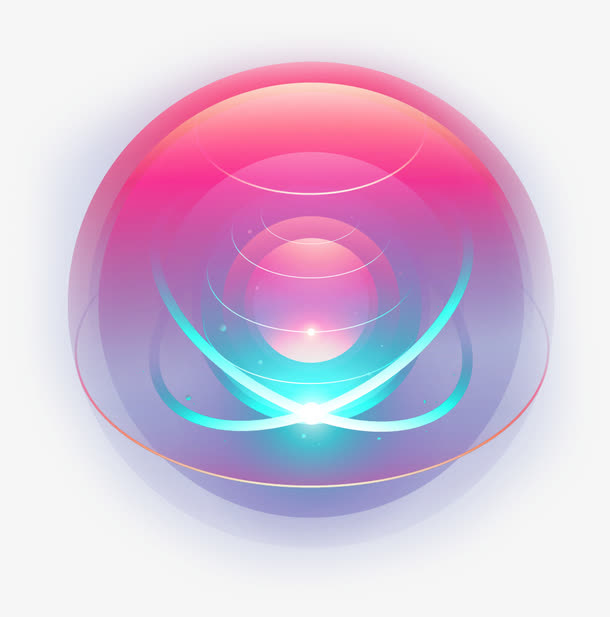 发光的球形免抠
