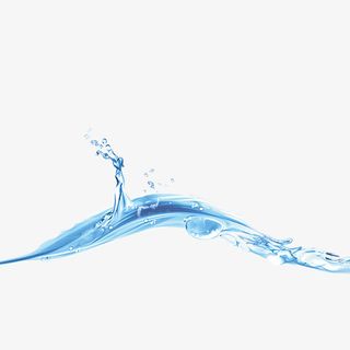 蓝色水波纹免抠