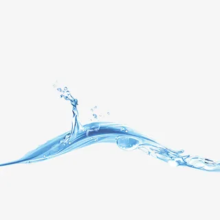 蓝色水波纹免抠