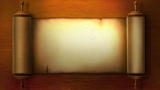 羊皮纸卷轴免抠