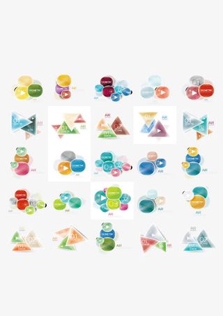 矢量几何图形免抠