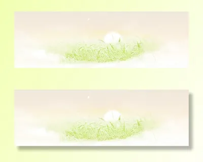 唯美台历设计banner背景免抠 唯美台历设计banner背景免抠